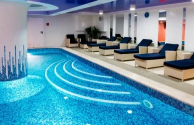 Well-maintained commercial pool highlighting preventive maintenance by Commercial Pool Kings.