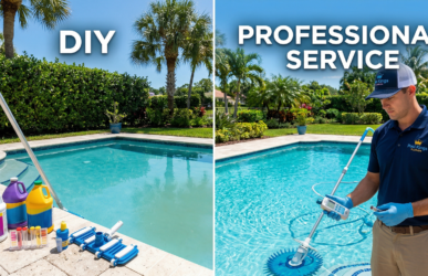 what is better: dyi or pool cleaning professional